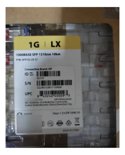 Hp Sfp1g-lx-31 Módulo Transceptor De Red