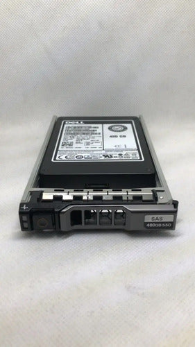 Disco Sólido Dell 480gb Sas 12gbps (mzils480hegr0d3) Negro