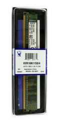 Memoria Ram Valueram  4gb 1 Kingston Kvr16n11s8/4