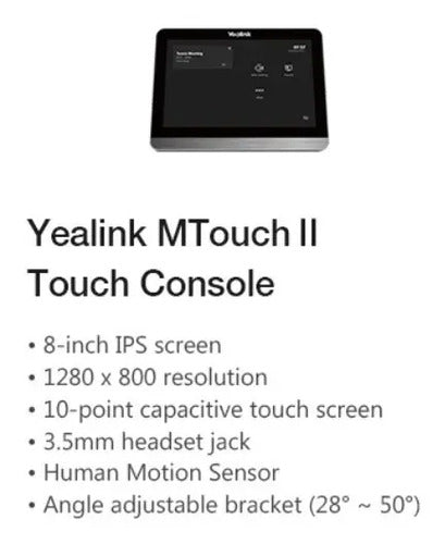 Tablet Táctil De Video Conferencia Mtouch Ii Negro
