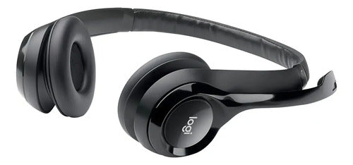 5 Pack Audífonos Logitech H390 Control De Volumen Usb, Negro