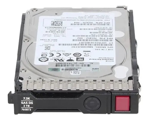 Disco Duro Interno Hpe 2tb Sas 7200rpm Modelo 765466-b21 Gris