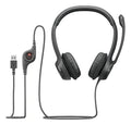 5 Pack Audífonos Logitech H390 Control De Volumen Usb, Negro