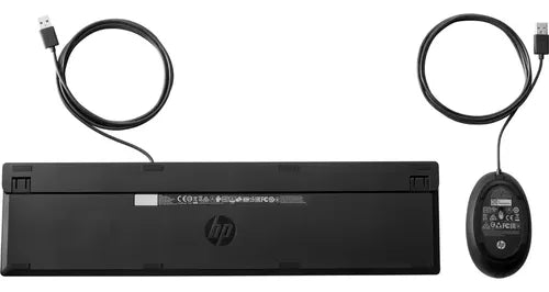 Kit De Teclado Y Mouse Hp Wired Desktop 320mk Usb 9sr36ut Negro